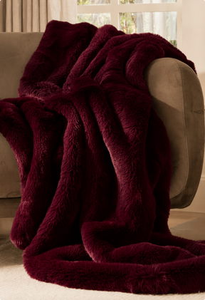 Burgundy Beau / Large 60" x 80"