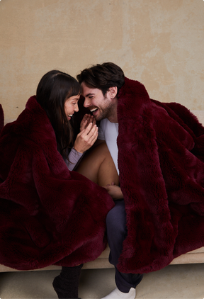 Burgundy Beau / Large 60" x 80"