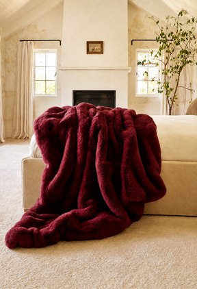 Burgundy Beau / Large 60" x 80"