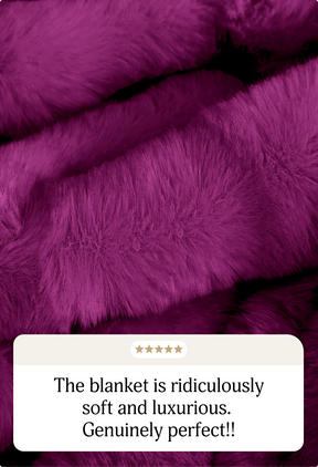 Magenta Minky / Large 60" x 80"