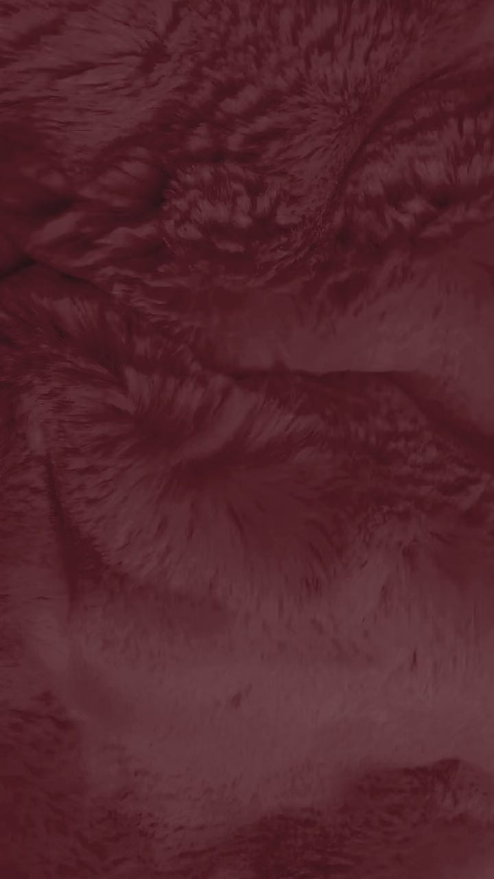Burgundy Beau / Large 60" x 80"