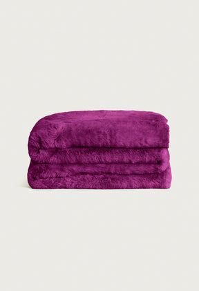 Magenta Minky / Large 60" x 80"