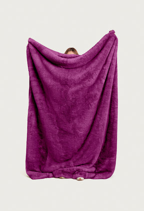 Magenta Minky / Large 60" x 80"